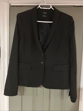 RW & CO. Black Women's Blazer with Shawl Lapel